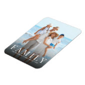 Einfache moderne Foto Minimalistische Individualit Magnet (Linke Seite)