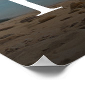 Einfache moderne Foto Minimalistische Individualit Poster (Ecke)