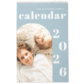 Einfache, moderne Foto-Planer-Kalender Kalender (Titelbild)