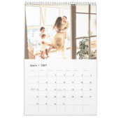 Einfache, moderne Foto-Planung Kalender (Mär 2027)