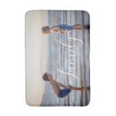 Einfache, moderne Fotomodelle - eigener Familienna Badematte (Vorderseite Vertikal)