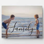 Einfache, moderne Fotomodelle - eigener Familienna Fotoplatte (Vorderseite)