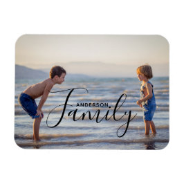 Einfache, moderne Fotomodelle - eigener Familienna Magnet