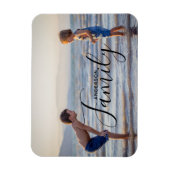 Einfache, moderne Fotomodelle - eigener Familienna Magnet (Vertikal)