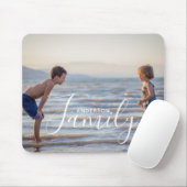 Einfache, moderne Fotomodelle - eigener Familienna Mousepad (Mit Mouse)