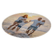 Einfache, moderne Fotomodelle - eigener Familienna Schneidebrett (Ecke)