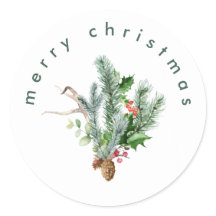 Einfache moderne frohe Weihnachtsschnee Weiß