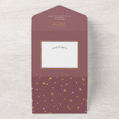 Einfache moderne fröhliche und helle Weihnachtskar All In One Einladung (Außenbereich)