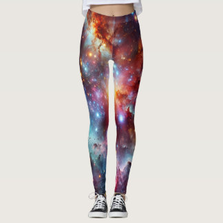 Einfache Moderne: Galaxy Space Rock Coole Leggings