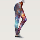 Einfache Moderne: Galaxy Space Rock Coole Leggings (Rechts)