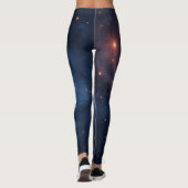Einfache Moderne: Galaxy Space Rock Coole Leggings (Rückseite)