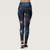 Einfache Moderne: Galaxy Space Rock Coole Leggings (Rückseite)