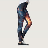 Einfache Moderne: Galaxy Space Rock Coole Leggings (Rechts)