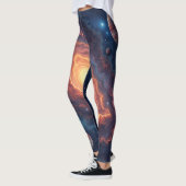 Einfache Moderne: Galaxy Space Rock Coole Leggings (Links)