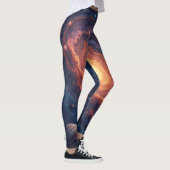 Einfache Moderne: Galaxy Space Rock Coole Leggings (Rechts)