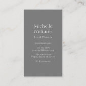 Einfache moderne Gartengrüne Botanische Damselfly Visitenkarte (Rückseite)