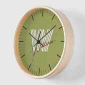 Einfache, moderne Geburtstagsgürtel mit Monogramm Uhr (Winkel)