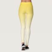 Einfache, moderne Gelbfärbung Leggings (Rückseite)