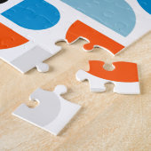 Einfache moderne geometrische Kunst Puzzle (Seite)