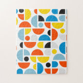 Einfache moderne geometrische Kunst Puzzle (Vertikal)