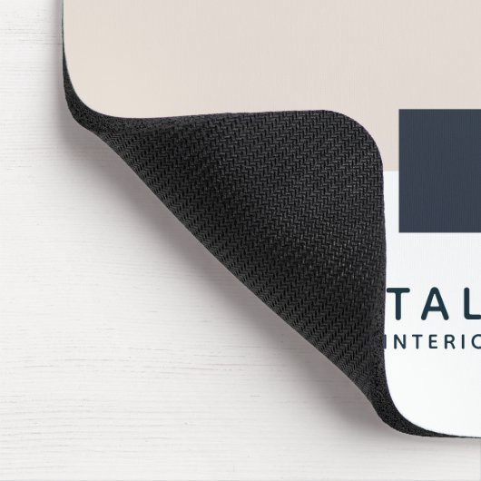 Einfache moderne geometrische Pastellfarben Mousepad (Ecke)