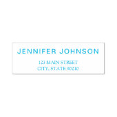 Einfache, moderne Geschäftsadresse Permastempel (Design)