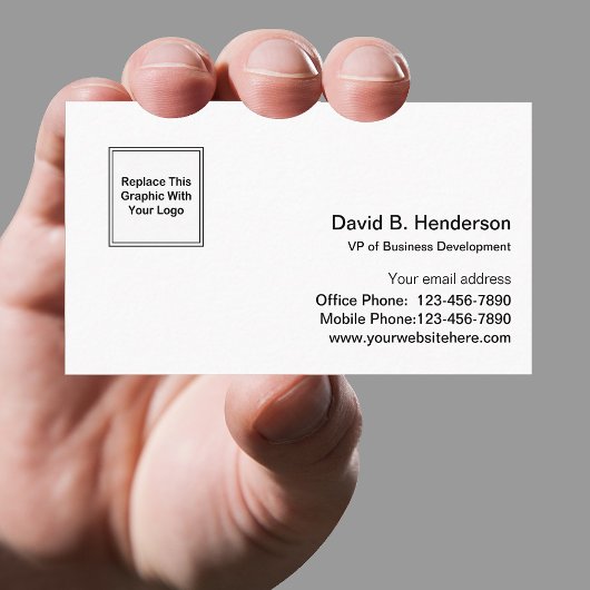 Einfache moderne Geschäftsvorlage Visitenkarte