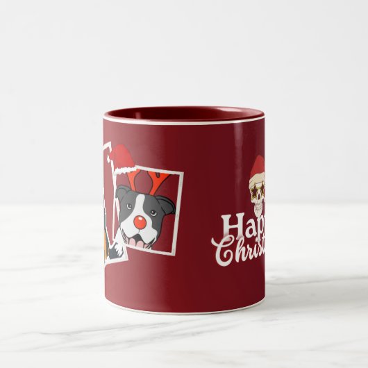 Einfache, moderne Glastasse zum Feiern Zweifarbige Tasse (Mittel)