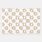 Einfache moderne Gold-Sternexplosion Weihnachten Geschenkpapier Set (Vorderseite 2)