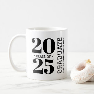 Einfache moderne GRAD 20___ Abschluss Kaffee Tasse