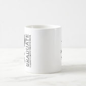 Einfache moderne GRAD 20___ Abschluss Kaffee Tasse (Mittel)