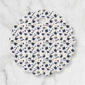 Einfache moderne Graduierungspartei Geschenkanhänger (Rückseite)