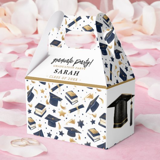 Einfache moderne Graduierungspartei Geschenkschachtel (Hochzeit)