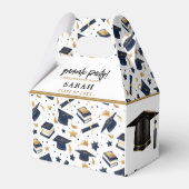 Einfache moderne Graduierungspartei Geschenkschachtel (Vorderseite)