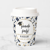 Einfache moderne Graduierungspartei Pappbecher (Vorderseite)