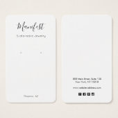 Einfache, moderne Grafikkarte mit weißem Ohr (Vorne & Hinten)