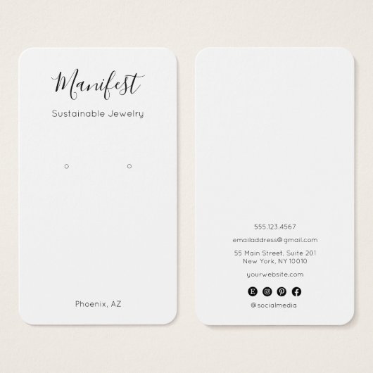 Einfache, moderne Grafikkarte mit weißem Ohr (Vorne & Hinten)