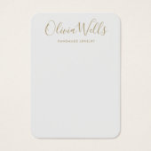 Einfache, moderne Grau Grau Gold Earring Display C (Vorderseite)