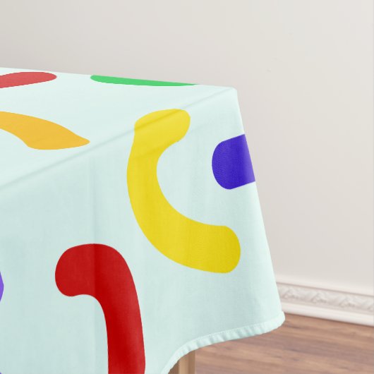 Einfache, moderne, grüne Sprinkle Geburtstagsparty Tischdecke (Beispiel)