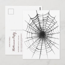 Einfache moderne Halloween-Party-Einladung