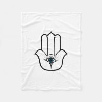 Einfache moderne Hamsa Hand von Fatima
