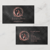 Einfache, moderne, handgefertigte Honig-Kerze-Visi Visitenkarte (Vorne/Hinten)