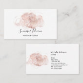 Einfache, moderne, handgefertigte Honig-Kerze-Visi Visitenkarte (Vorne/Hinten)