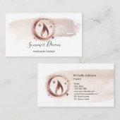 Einfache, moderne, handgefertigte Honig-Kerze-Visi Visitenkarte (Vorne/Hinten)