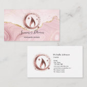 Einfache, moderne, handgefertigte Honig-Kerze-Visi Visitenkarte (Vorne/Hinten)