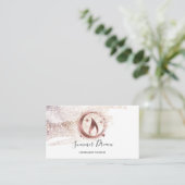 Einfache, moderne, handgefertigte Honig-Kerze-Visi Visitenkarte (Stehend Vorderseite)