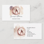 Einfache, moderne, handgefertigte Honig-Kerze-Visi Visitenkarte (Vorne/Hinten)