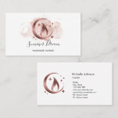 Einfache, moderne, handgefertigte Honig-Kerze-Visi Visitenkarte (Vorne/Hinten)