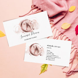 Einfache, moderne, handgefertigte Honig-Kerze-Visi Visitenkarte