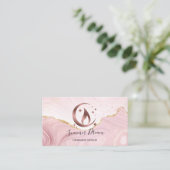 Einfache, moderne, handgefertigte Honig-Kerze-Visi Visitenkarte (Stehend Vorderseite)